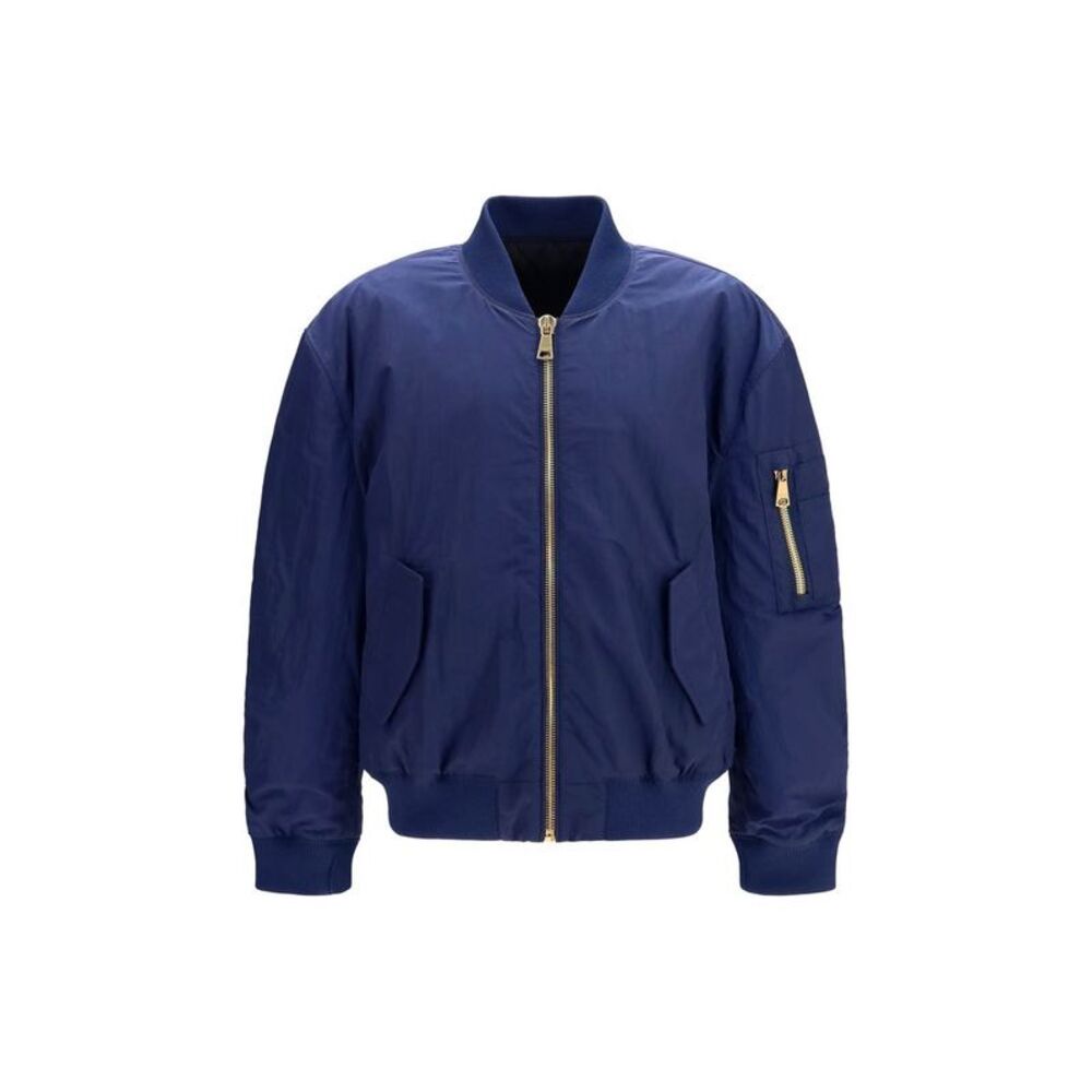 Balmain Blue Polyamide Men's Bomber